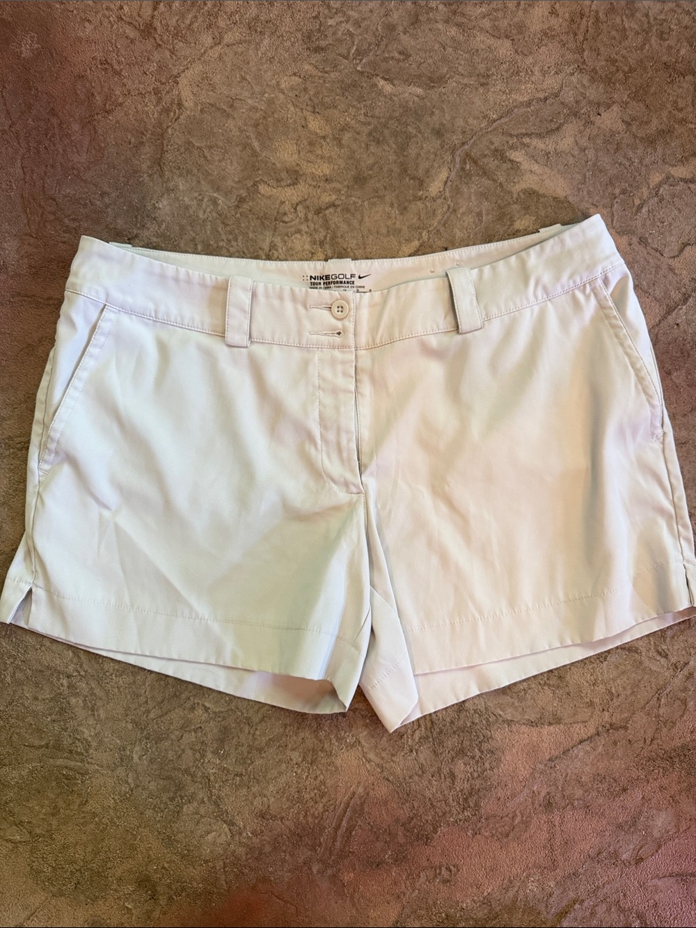 Nike White Women's Golf Shorts